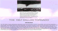 Desktop Screenshot of 1957dallastornado.net